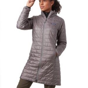 Women’s Nano Puff Patagonia Noble Grey Long Jacket